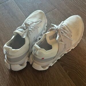 White On Running Sneakers Size 7